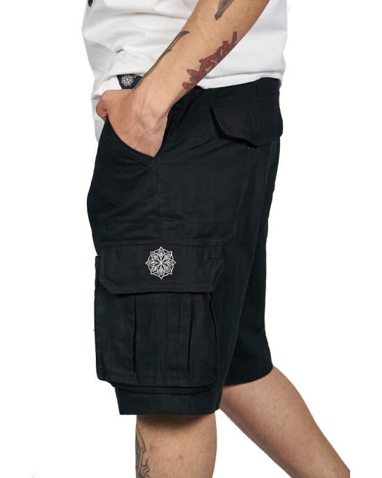 Βερμουδα Cargo Mandala 01 Black