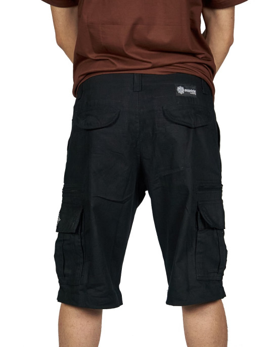 Βερμουδα Cargo Mandala 02 Black