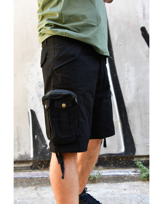 Βερμουδα Cargo Mandala 03 Black