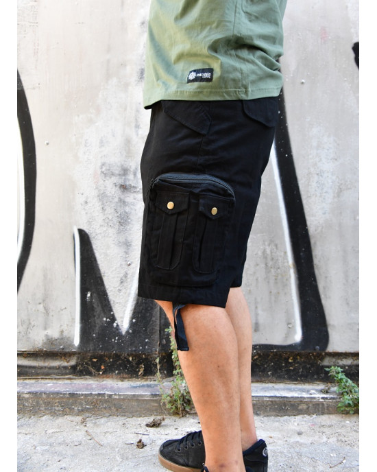 Βερμουδα Cargo Mandala 03 Black