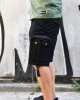 Βερμουδα Cargo Mandala 03 Black