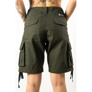 Cargo Shorts Βερμούδα Mandala Dark Olive 01