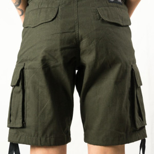 Cargo Shorts Βερμούδα Mandala Dark Olive 01