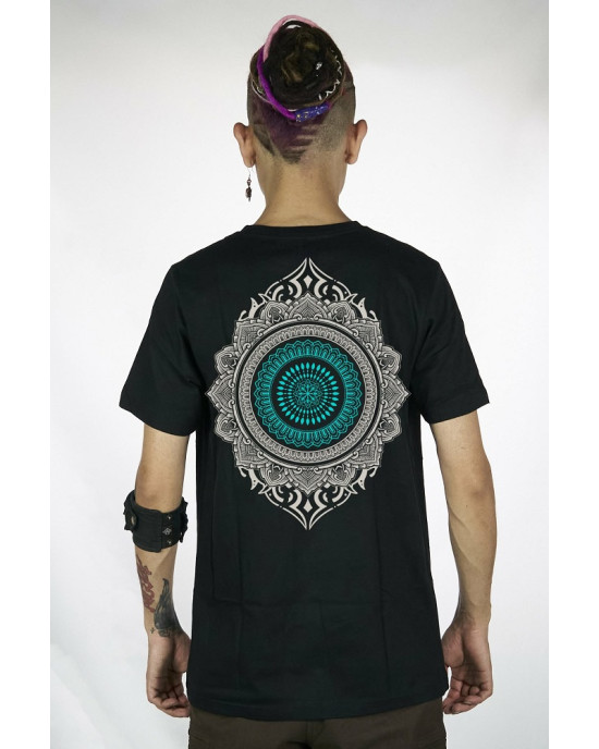 T-Shirt Mandala Nexus Μαύρο