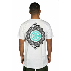 T-Shirt Mandala Nexus Λευκό