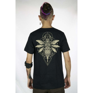 T-Shirt Mandala Sacred Totem Μαύρο