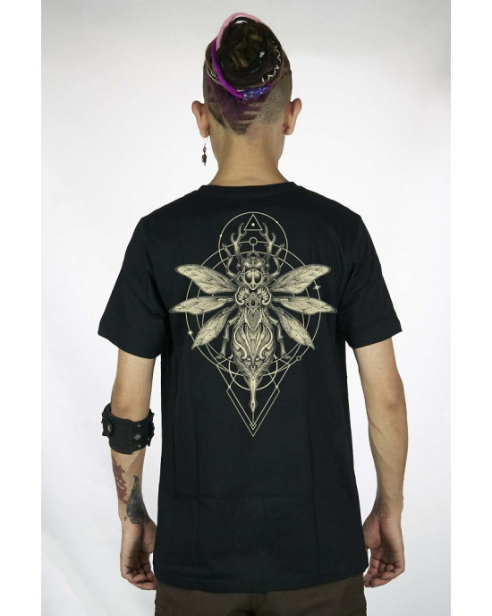 T-Shirt Mandala Sacred Totem Μαύρο
