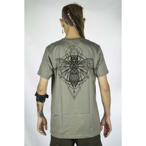 T-Shirt Mandala Sacred Totem Ανοιχτό Καφέ