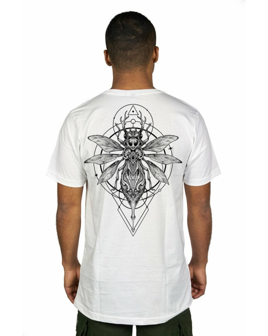 T-Shirt Mandala Sacred Totem Λευκό
